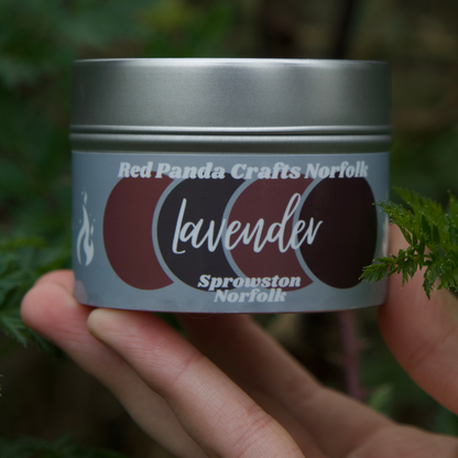 Lavender Hand-poured & luxury Soy Candle Tin