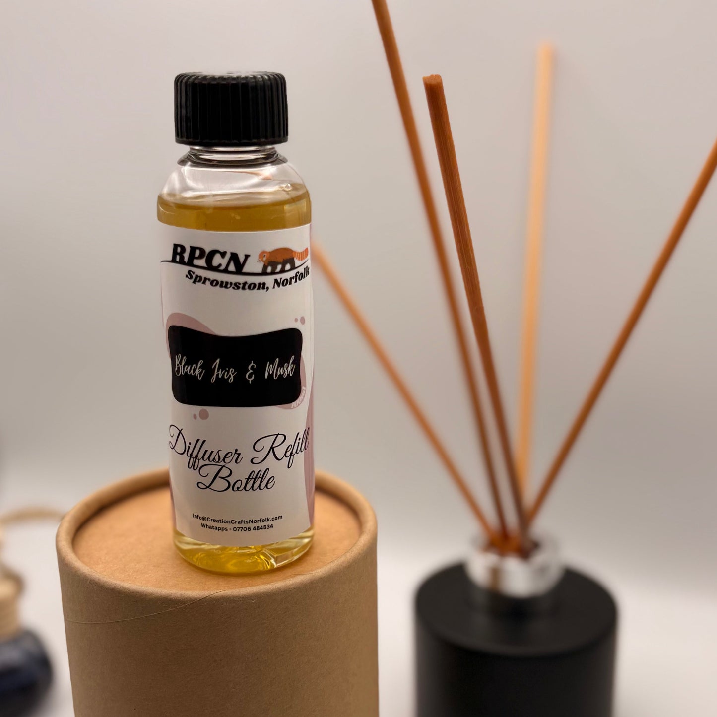 Diffuser Refill Bottle - Black Iris & Musk