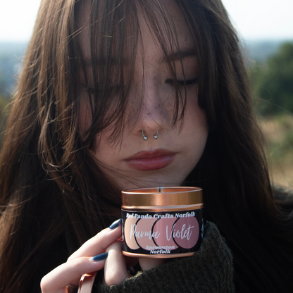 Parma Violet Hand-poured & luxury Soy Candle Tin