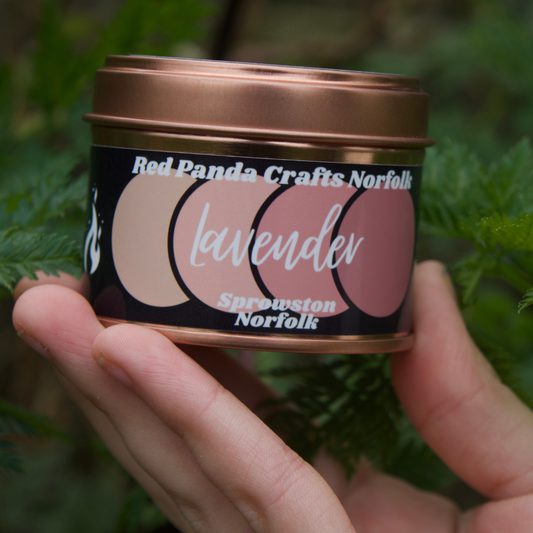 Lavender Hand-poured & luxury Soy Candle Tin