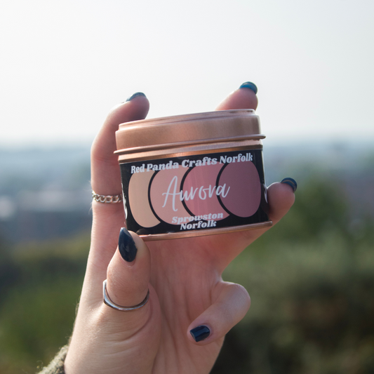 Aurora Hand-poured & luxury Soy Candle Tin