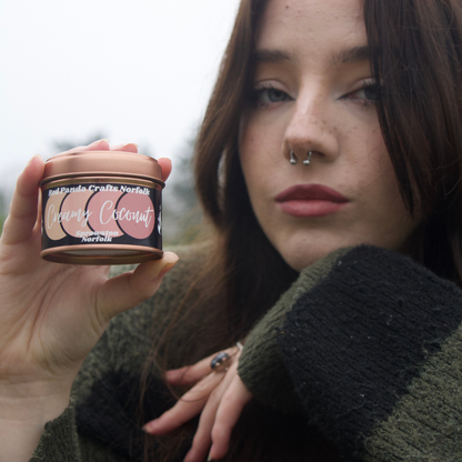 Creamy Coconut Hand-poured & luxury Soy Candle Tin