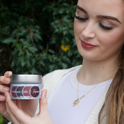 Himalayan Cedar & Jasmine Hand-poured & luxury Soy Candle Tin