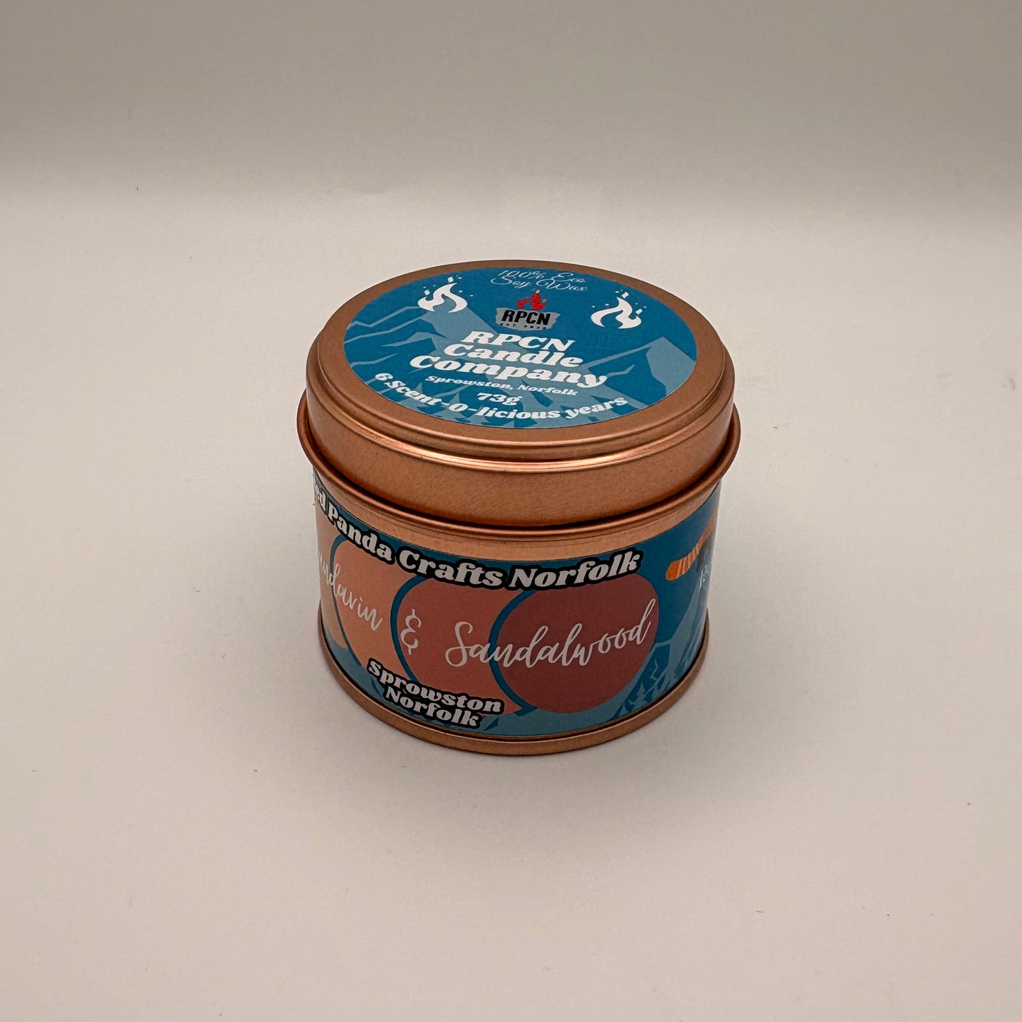 6 Years Anniversary Soy Candle Tin