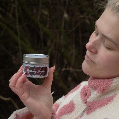 Raspberry Daiquiri Hand-poured & luxury Soy Candle Tin