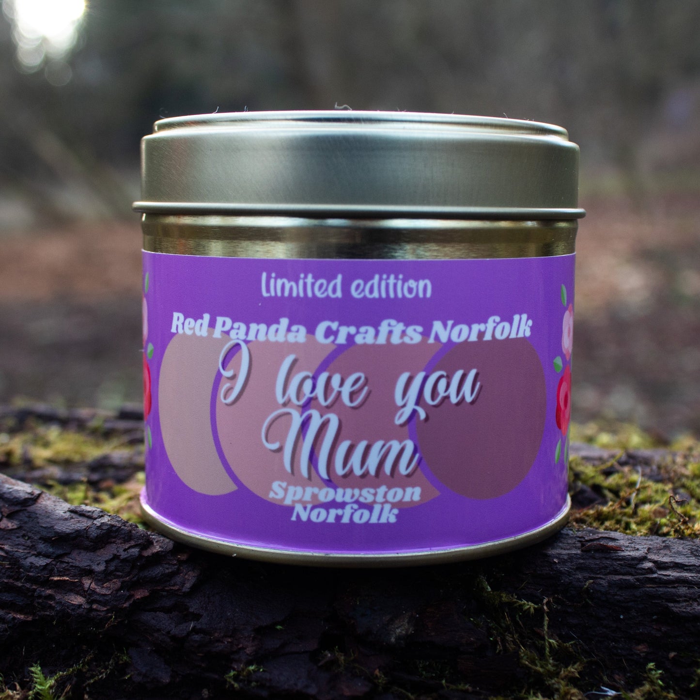 "I Love You Mum" - Gold Tin