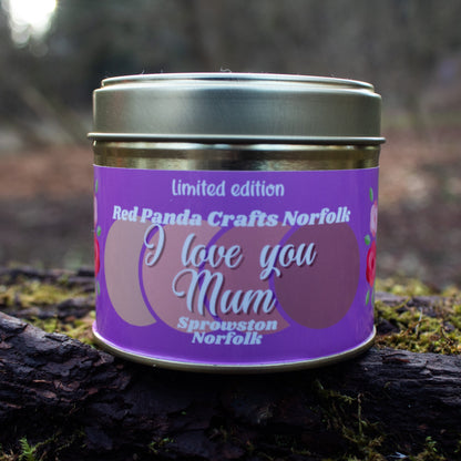 "I Love You Mum" - Gold Tin