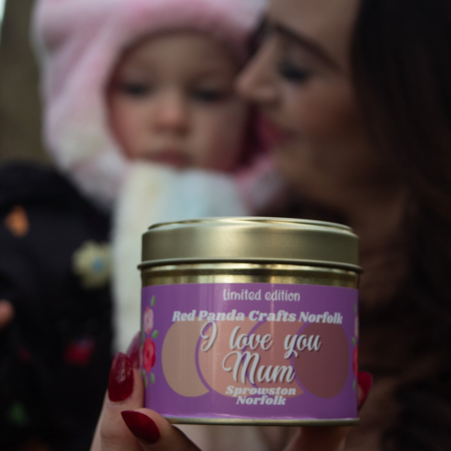 "I Love You Mum" - Gold Tin